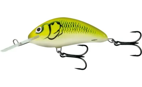 Salmo Hornet Yel.Luminescent Grey Fl 9cm