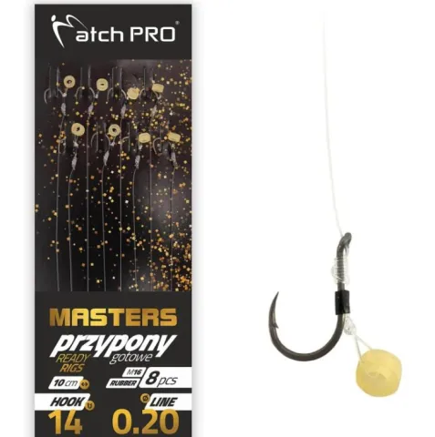 Przypony Mf Masters Rubber M19 Nr12/0,23 8szt