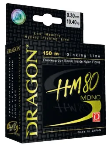 Dragon Hm80 Pro 150m 0.201mm Jasnozielona