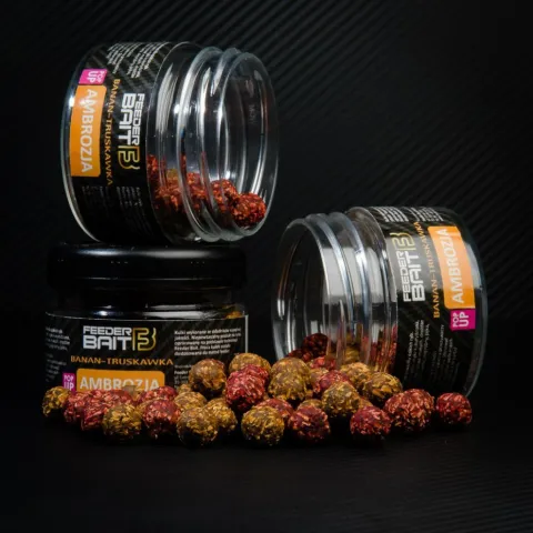 Feeder Bait Pop-Up Ambrozja - Banan, Truskawka 10mm 35g