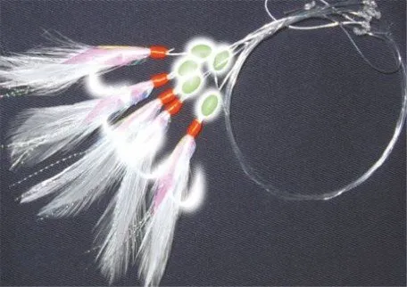 ZESTAW MORSKI 40 3/0 0,60MM WHITE FLUO