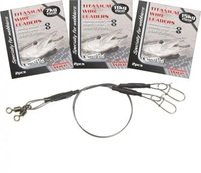 WIRE LEADERS TITANIUM 15KG/15CM ROLL/DUO
