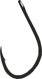 K1 NR.06 CARP HOOK BLACK NIC.HAYABUSA
