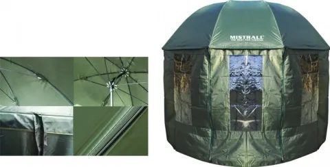 Parasol z osłoną zabudowany