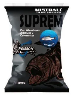 Mistrall Suprem Płoć Czarny 1Kg Drobnoziarnista