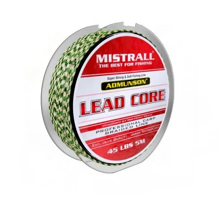 ADMUNSON LEAD CORE BL GREEN/BLACK 45LBS