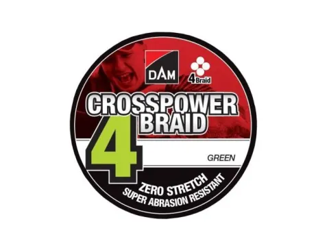 Dam Crosspower 4-Braid 0.10mm / 4.5kg/10lb /110M -
