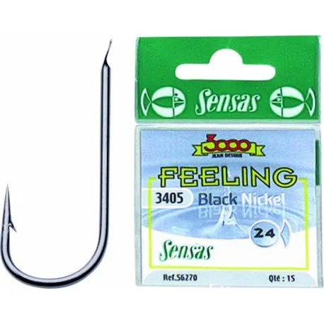 Haczyki Sensas 3405 Black Nickel N°14 15szt.