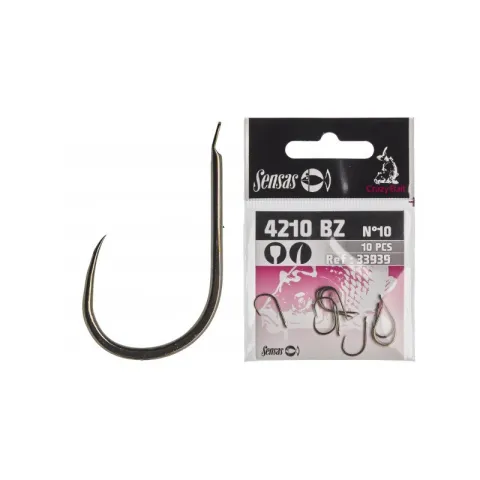 Haczyki Crazy Bait Barbless 4210 N°10 10szt.