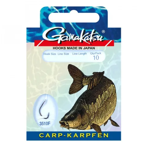 Haczyk Gamakatsu Bks-3510f Nr6 0,22mm 60cm Carp 10szt