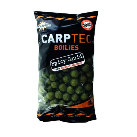 Dynamite Baits Carptec spicy squid 1kg 20mm