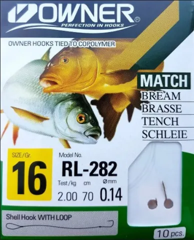 Rl282 Sode 16 Przypon 0.10 10szt