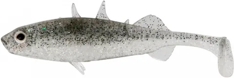 Stanley the Stickleback Shadtail 7,5cm 4g Sparkling Grey 6pcs