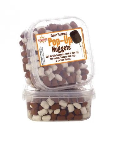 Dynamite Baits Nuggets pop up marron/blanc