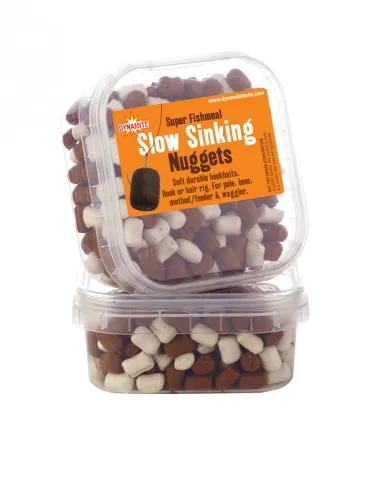 Dynamite Baits Nuggets sinking marron/blanc