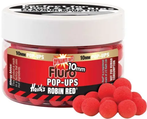Dynamite Baits Robin red fluro pop ups 10mm