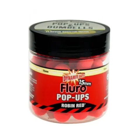 Dynamite Baits Robin red fluro pop ups 15mm