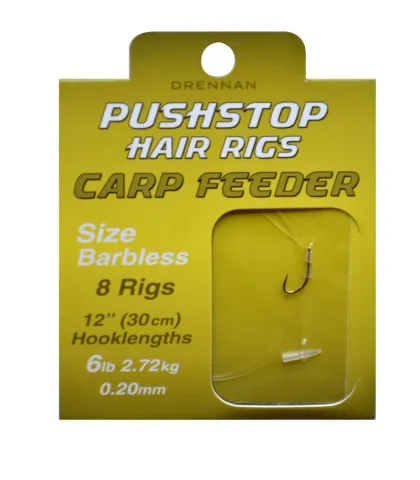 Pushstop H'rig Carp Feeder Przypon Nr 10  8 szt.