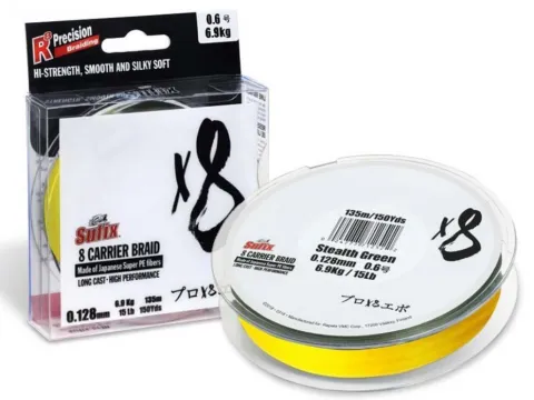 Sufix X8 Braid Hot Yellow 150m 23