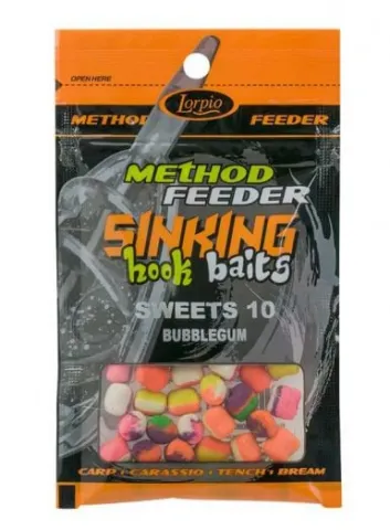 Hook Baits Sinking Sweets 10 Bubblegum 20g