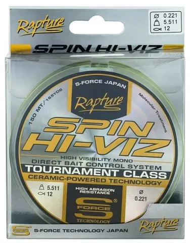 RAPTURE SPIN HI-VIZ 0,251mm 150m