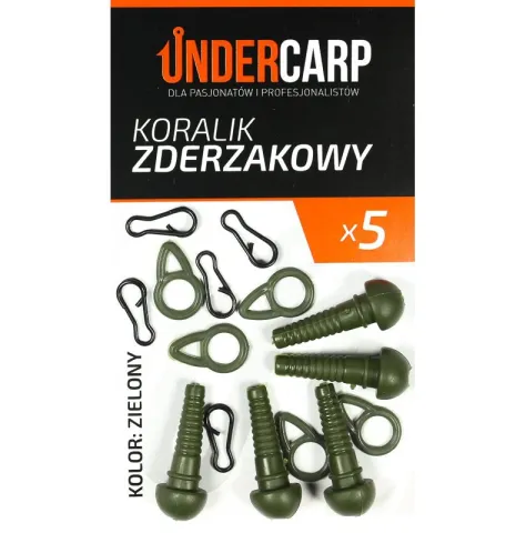 Koralik zderzakowy – zielony