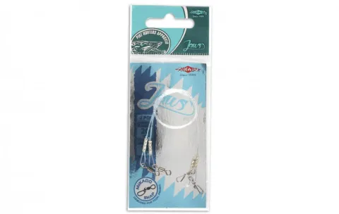 Przypon fluocarbon Jaws Medium 25cm 15kg 2szt