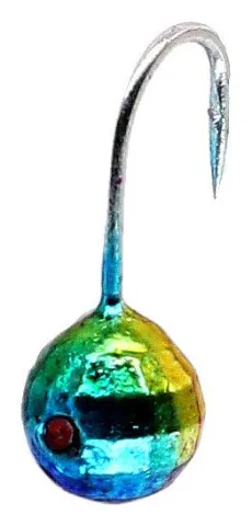 Mormyshka okrągł disco rainbow 3.5 - op. 5 szt.