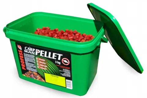 Profess pellet twister – truskawka 12 mm - wiaderko 3kg