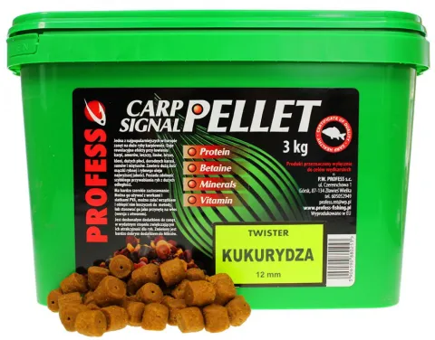 Profess pellet twister – kukurydza 12 mm - wiaderko 3kg
