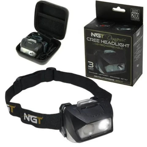 Dynamic Cree Light - Usb Czoĺ‚Ăłwka (200 Lumens) NGT