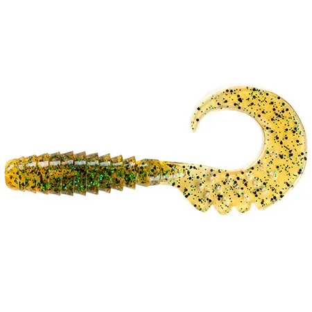 Fancy Grub 2.5” #036 - Caramel/Green &Black