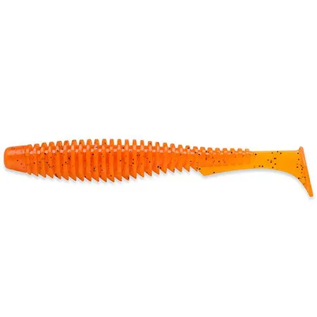 U-Shad 2” #049 Orange Pumpkin/Black