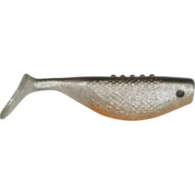 Fatty 10cm 3szt Pearl/Black Silver Glitter Orange