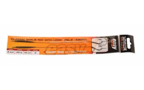 Przypon z haczykiem Mivardi Classic boilie rig Easy vel. 2 camo