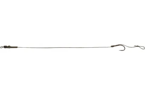 Przypon z haczykiem Mivardi Classic boilie rig Easy vel. 4 black