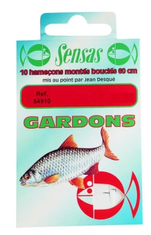 Przypony Sensas Gardons 20/08mm 10szt