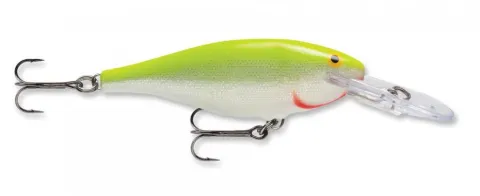 Rapala Shad Rap Silver Fluorescent Chartreuse 9cm 15g