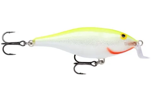 Rapala Shallow Shad Rap Silver Fluorescent Chartreuse 9cm 12g