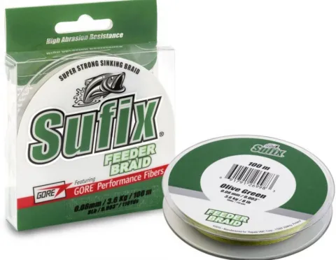 Plecionka Sufix Feeder Braid Green 150m 0.08mm