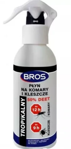 Płyn na komary i kleszcze 50%deet 130ml