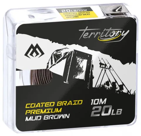 Coated Braid Premium 30LB 10m brązowa