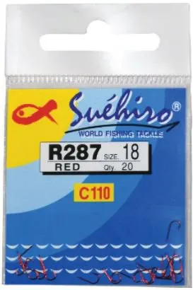Haczyki Milo Suehiro R287 Red 20szt rozmiar 18