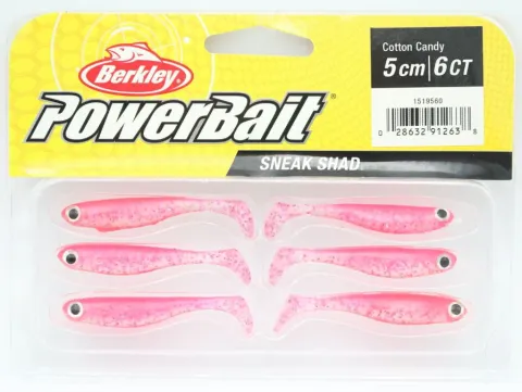 Przynęta gumowa Berkley Sneakshad Cotton Candy 2in 6szt