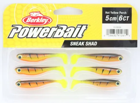 Przynęta gumowa Berkley Sneakshad Hot Yellow Perch 2in 6szt