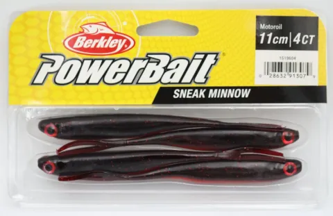 Przynęta gumowa Berkley Sneakminnow Motoroil 4.3in 4szt