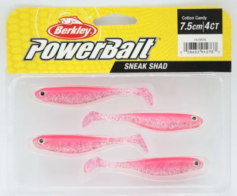 Przynęta gumowa Berkley Sneakshad Cotton Candy 3in 4szt