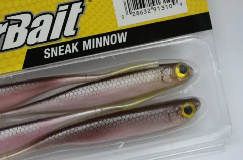 Przynęta gumowa Berkley Sneakminnow Wagasaki 4.3in 4szt — zdjęcie 2