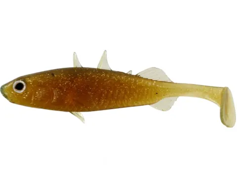 Stanley The Stickleback Shadtail 5,5cm 1,5g Motoroil Gold
