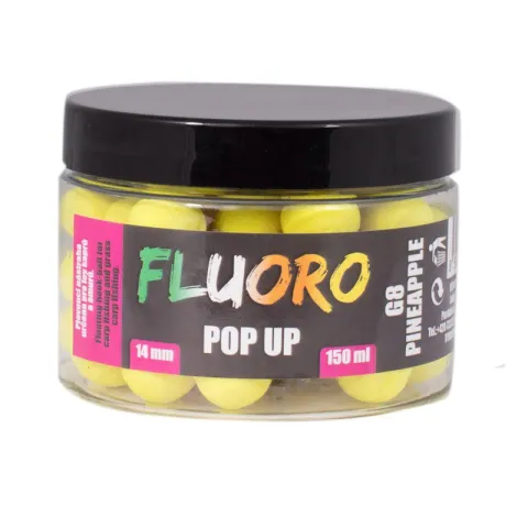LKPOP UP FLUORO 14mm 150ml G8 Pineapple